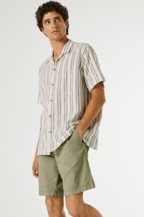 Pepe Jeans Cal&ccedil;&otilde;es em popelina bege