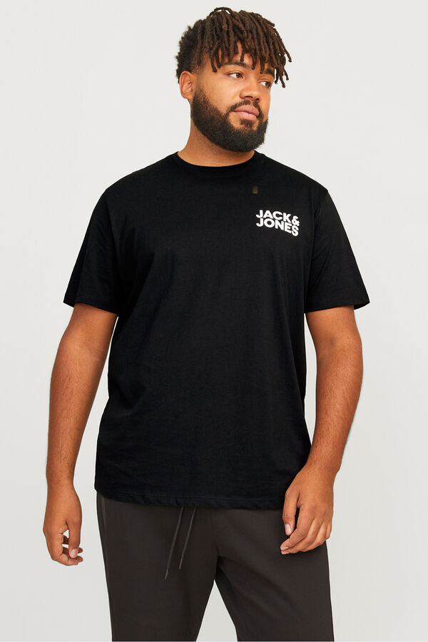 Jack & Jones PLUS Camiseta PLUS de corte regular cinzento