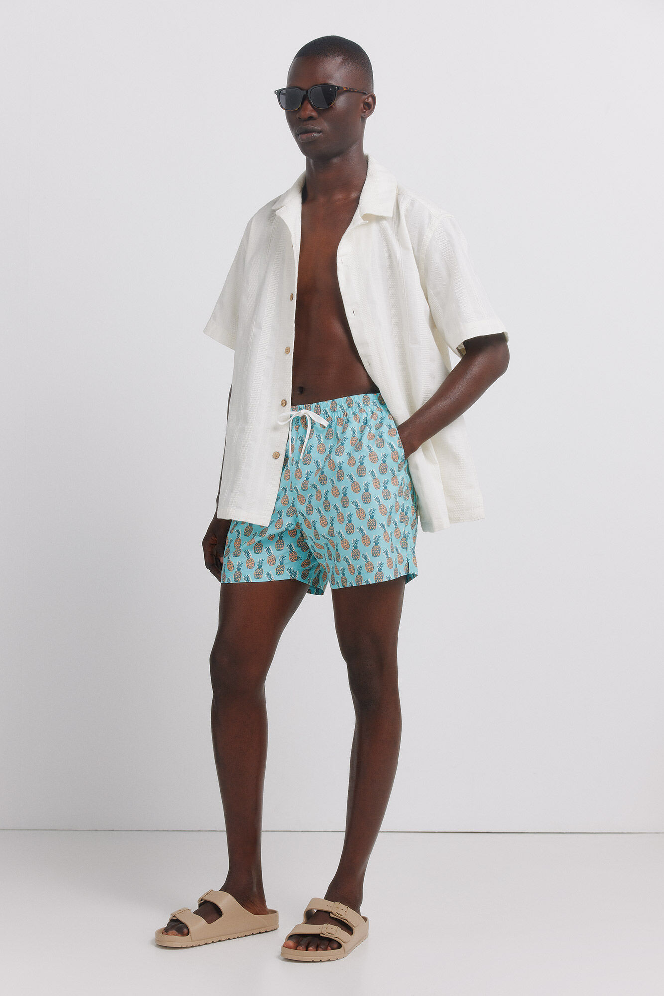 Springfield Fato de banho estampado de ananases