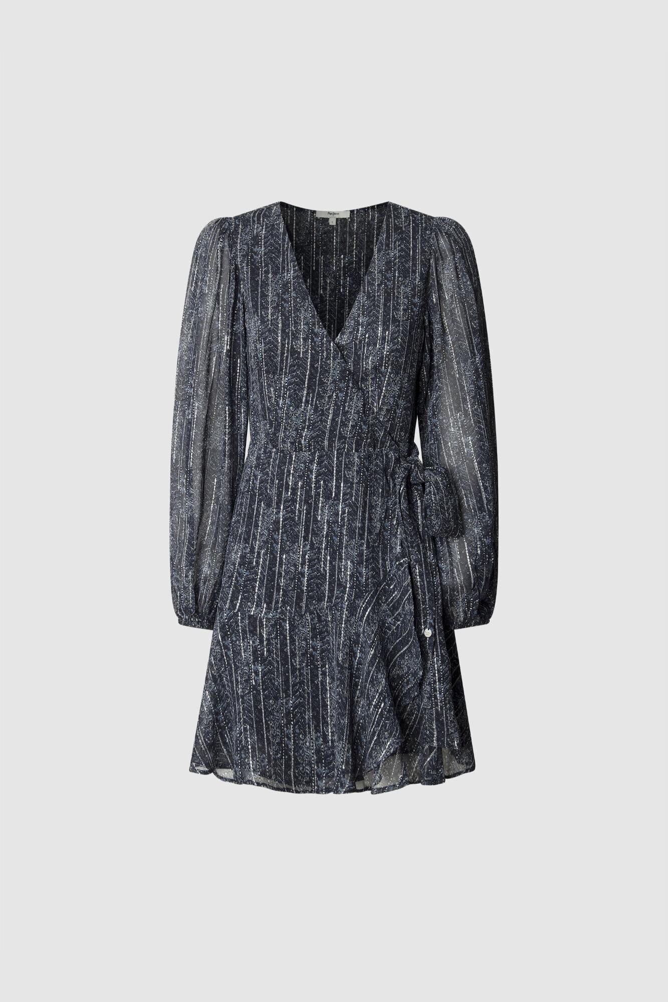 Pepe Jeans Vestido Curto Cruzado