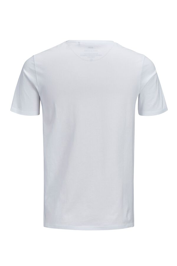 Jack & Jones PLUS T-shirt de manga curta com logo branco