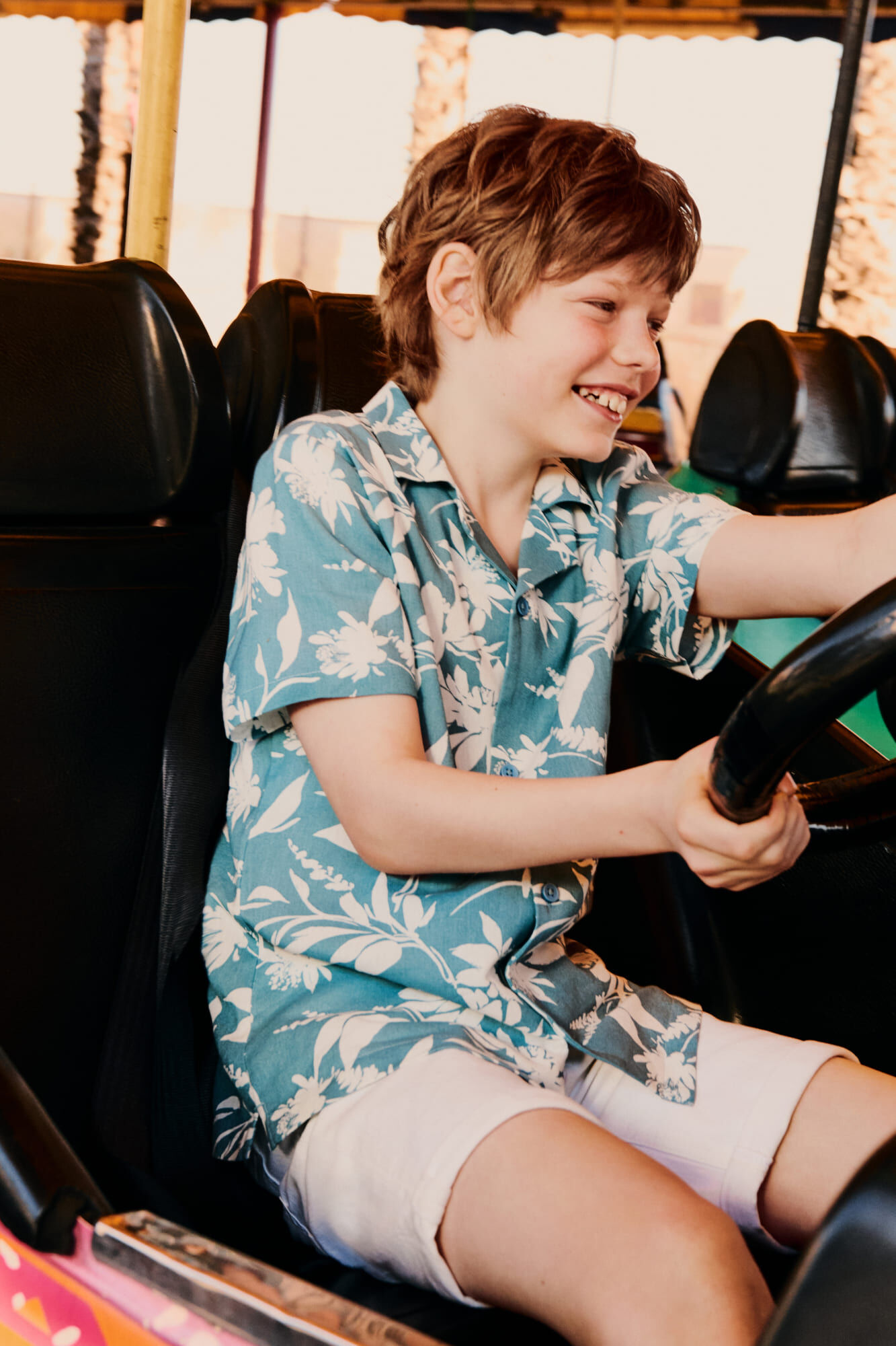 Springfield Kids Camisa de flores para menino
