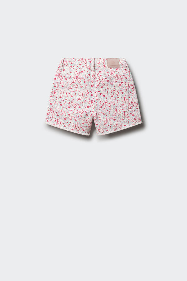 Springfield Kids Cal&ccedil;&otilde;es em sarja com estampado de flores para menina rosa