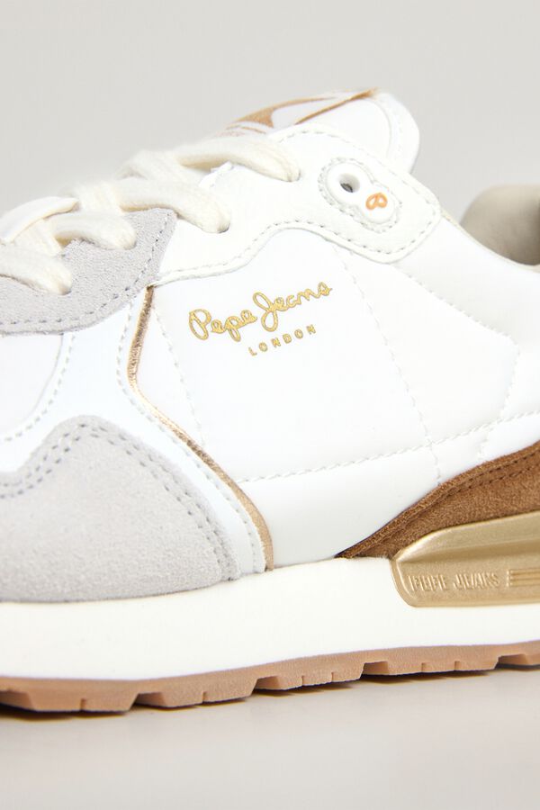 Pepe Jeans Sapatilhas de running retro bege