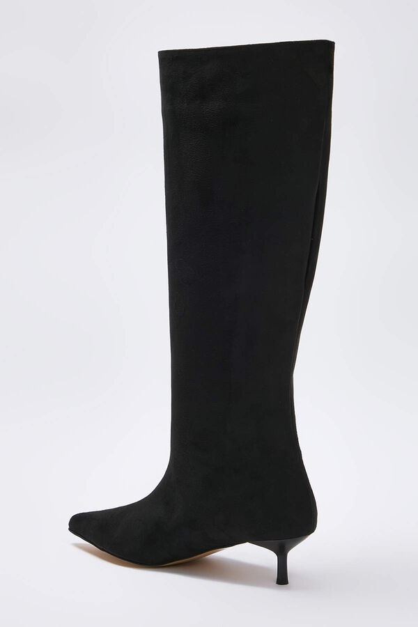 Trendyol Botas de cano alto reto preto