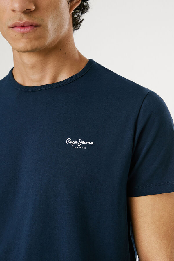 Pepe Jeans Slim short sleeve t-shirt blue