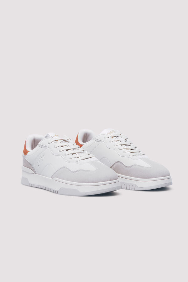 Springfield Zapatilla volumen retro blanco