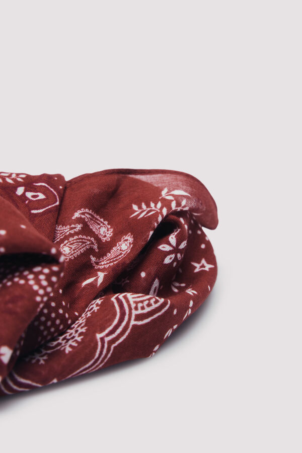 Springfield Cachecol bandana paisley estampado