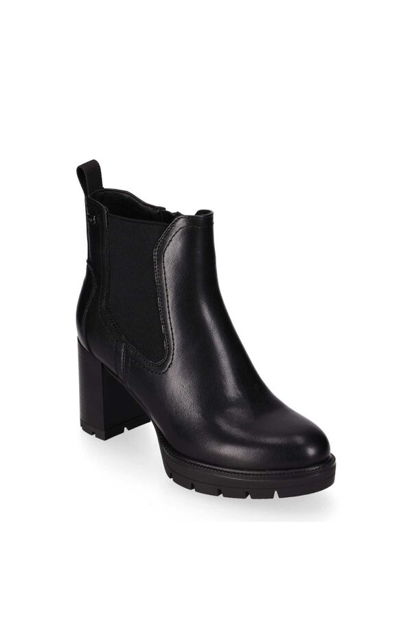 Chika 10 Botins com painel el&aacute;stico lateral preto