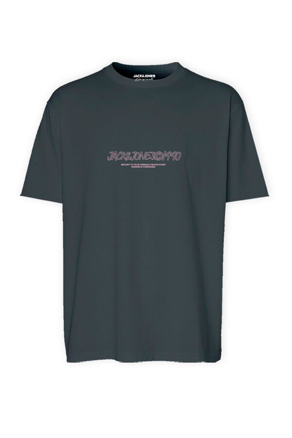 Jack & Jones Camiseta de algodão com corte padrão verde