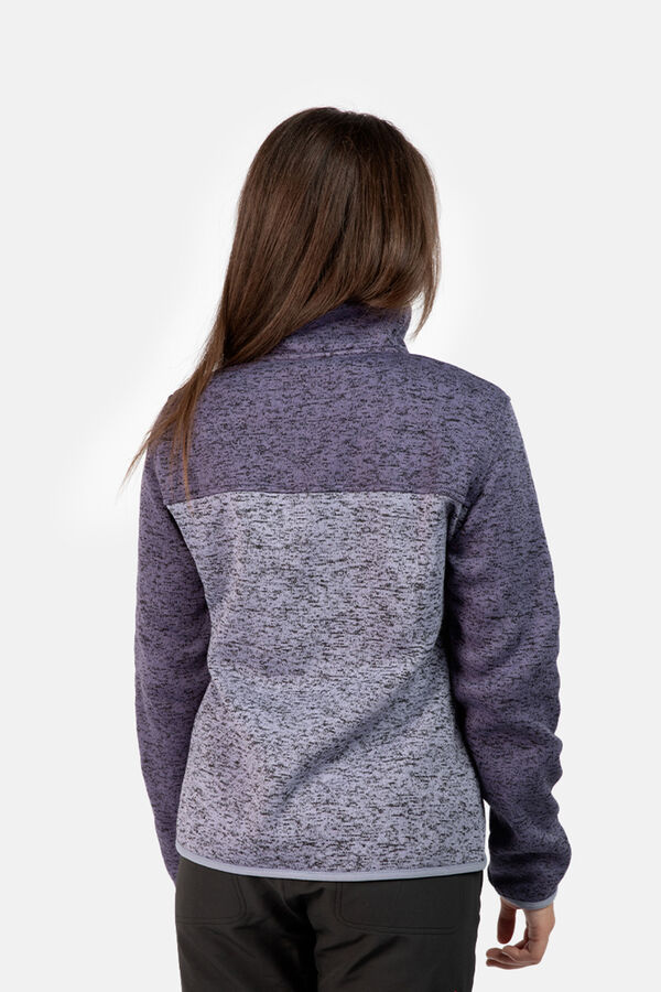 Izas  Casaco polar de malha rosa