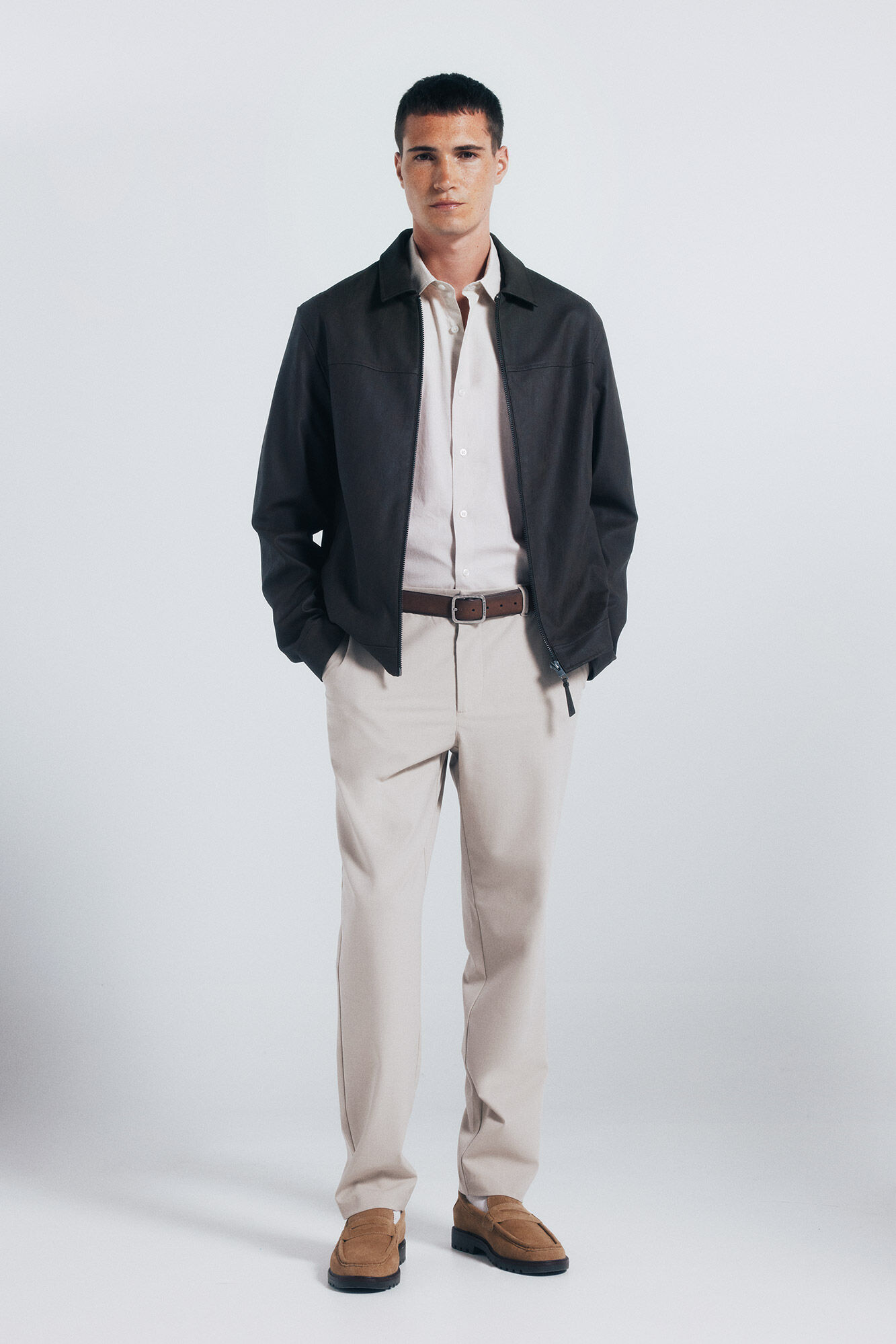 Springfield Cal&ccedil;a cal&ccedil;as chino estruturada Paul