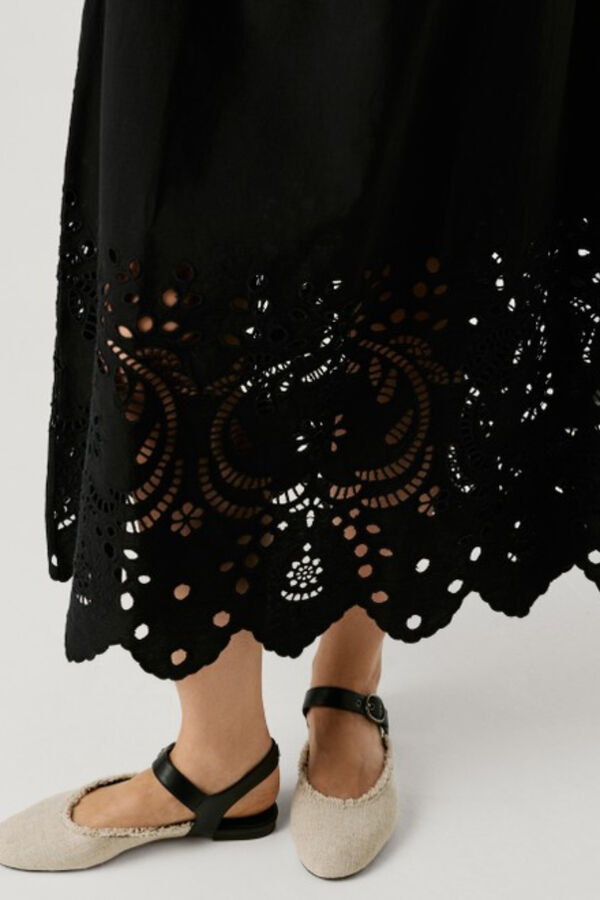 Pepe Jeans Vestido comprido sem mangas preto