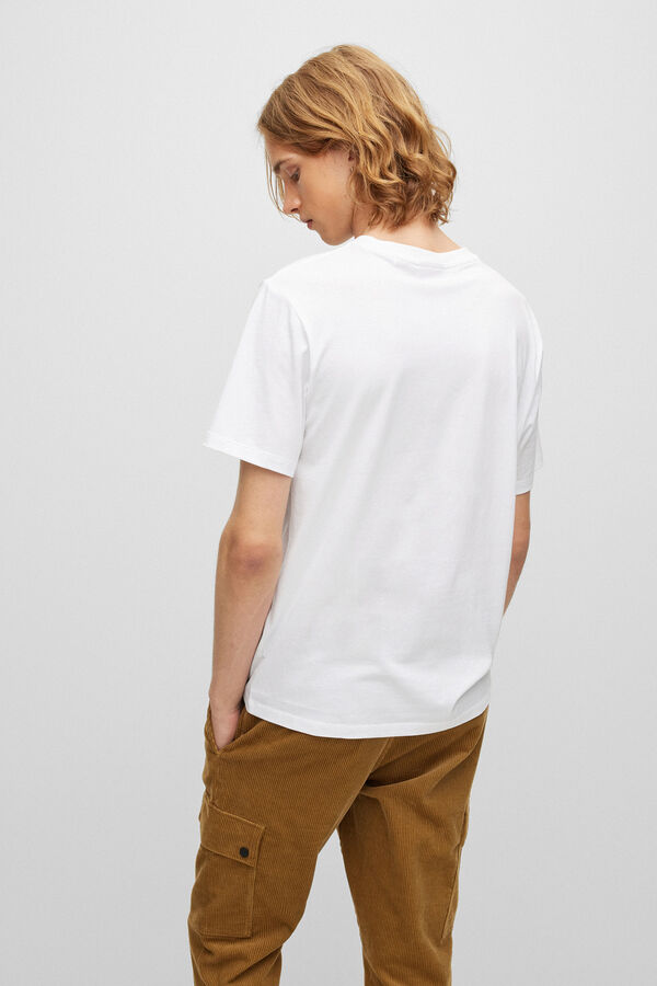 HUGO Camiseta de manga corta blanco