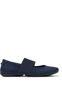 Camper Merceditas de nobuk azules para mujer