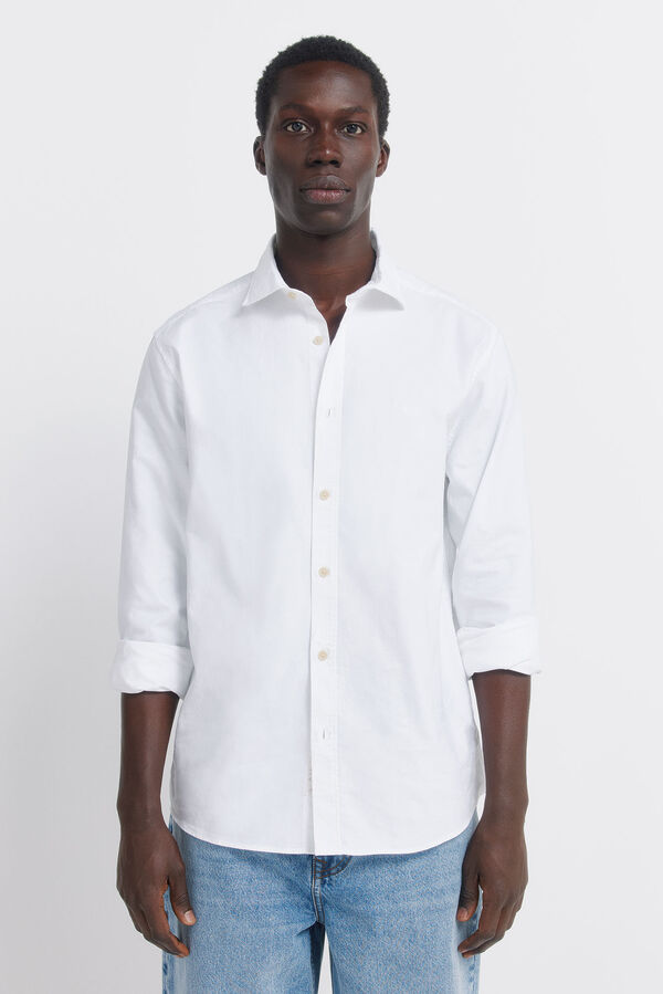 Springfield Camisa Oxford leve branco
