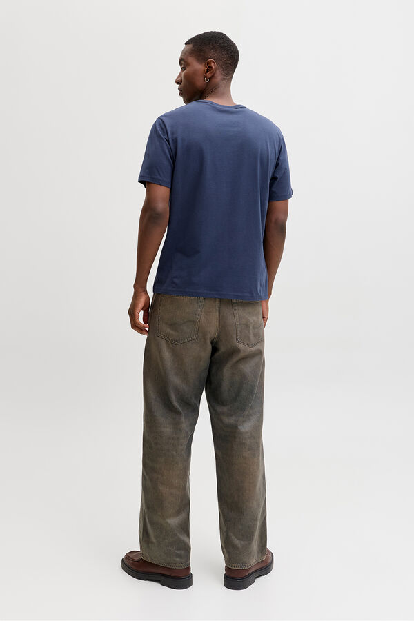 Jack & Jones camiseta b&aacute;sica e descontra&iacute;da azul