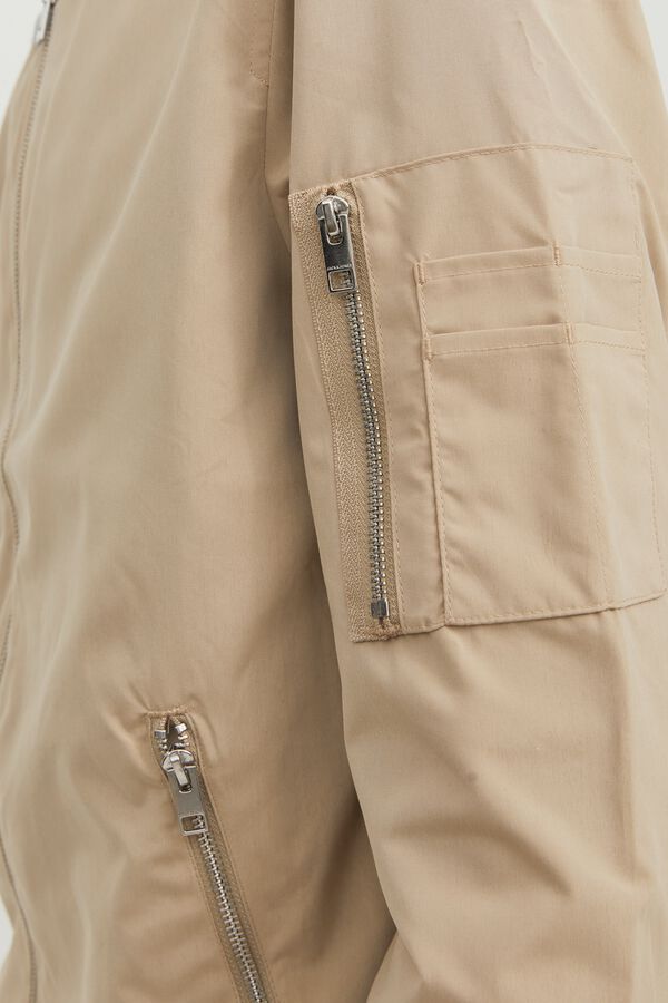 Jack & Jones Blus&atilde;o bomber reciclado azul