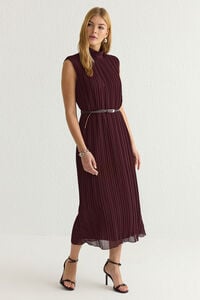 Trendyol Vestido midi plisado