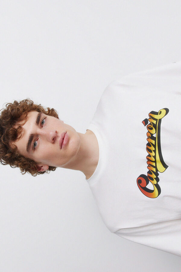 Springfield T-shirt Camar&oacute;n de la Isla bege