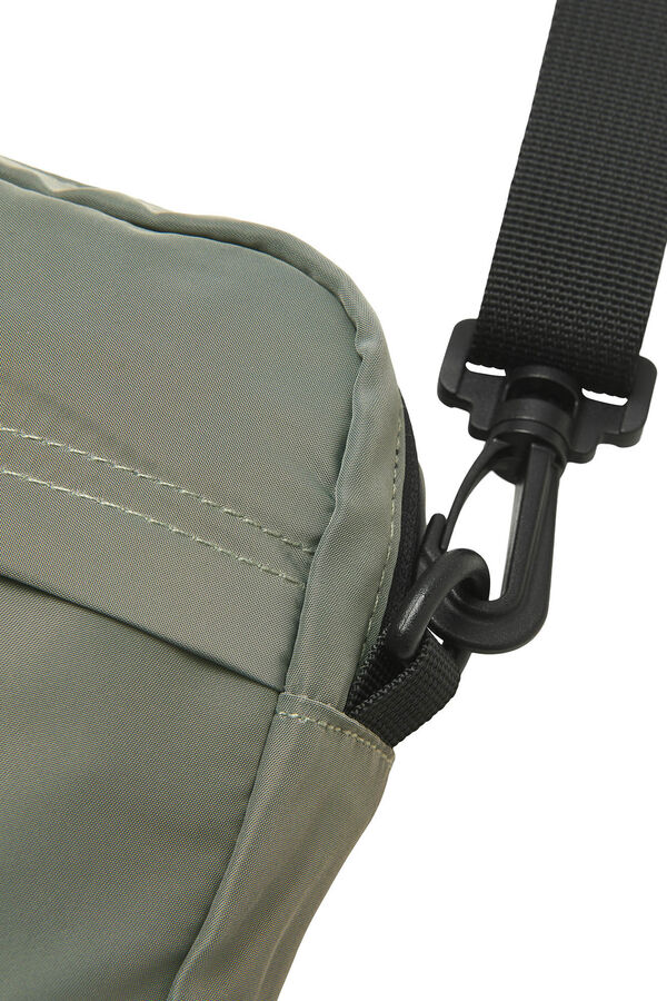 Jack & Jones Bolsa de ombro masculina cinzento