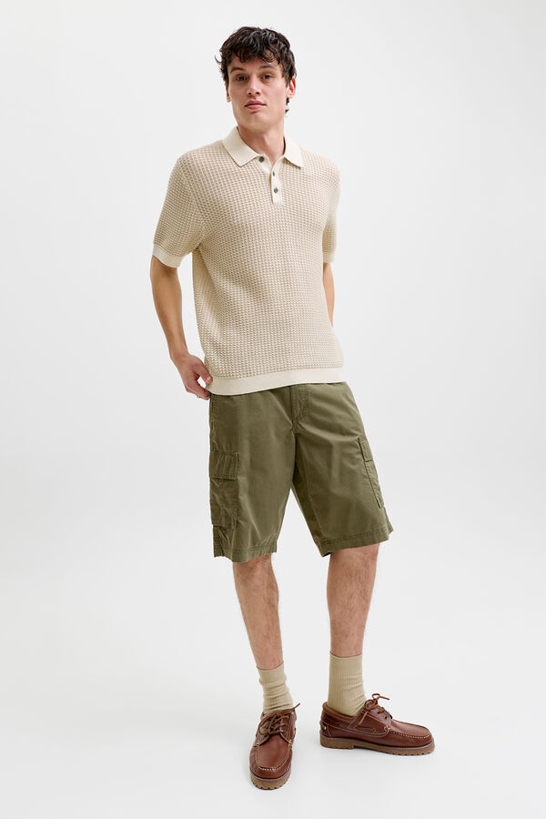 Jack & Jones Bermuda cargo relaxed verde