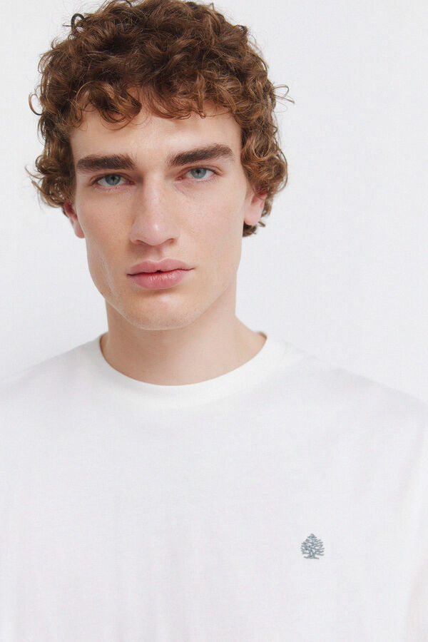 Springfield Camiseta de manga comprida Carbon branco