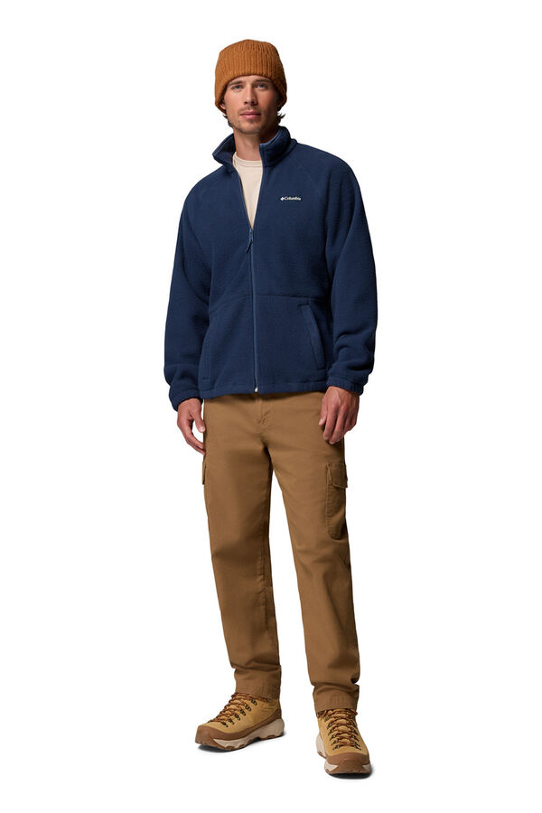 Columbia Forro polar texturizado azul