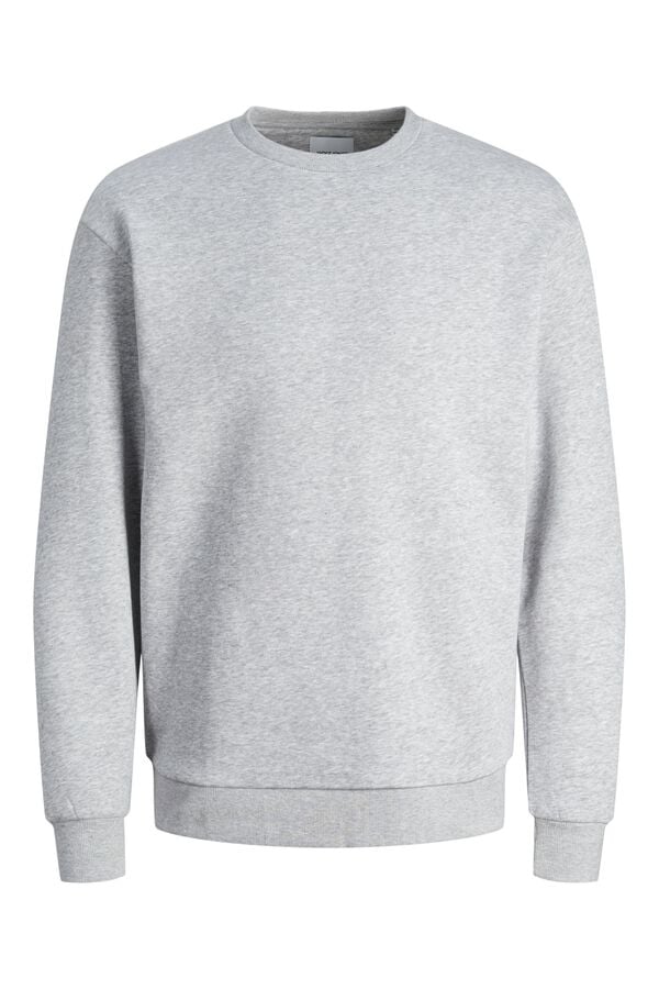 Jack & Jones Sweatshirt relaxed gola redonda cinzento
