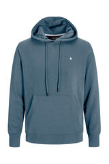 Jack & Jones Sweatshirt com capuz lisa em felpa cinzento