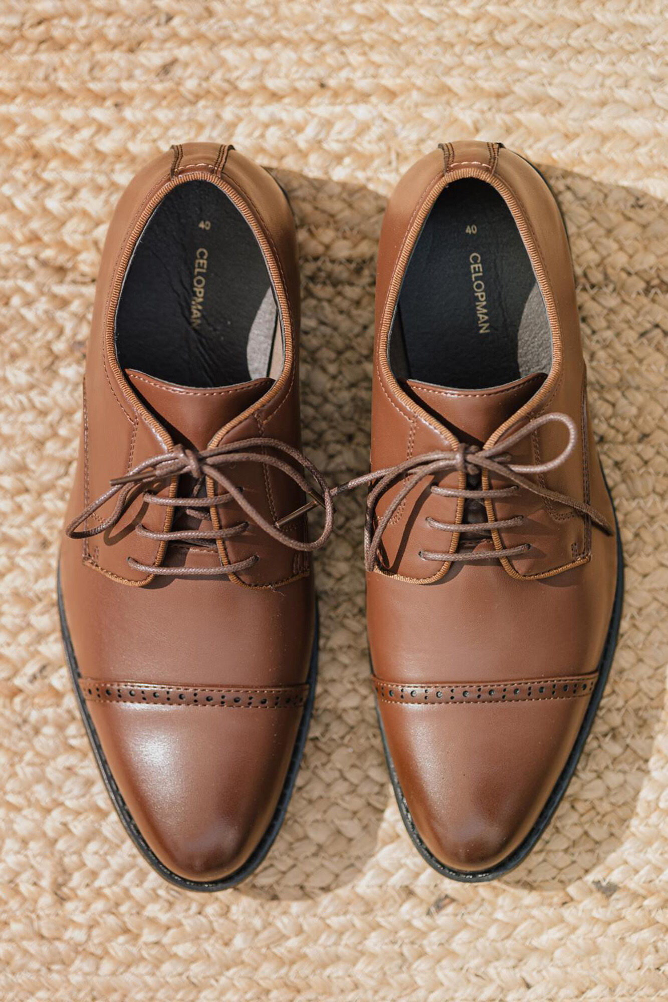 Celopman Sapato social esculpido 