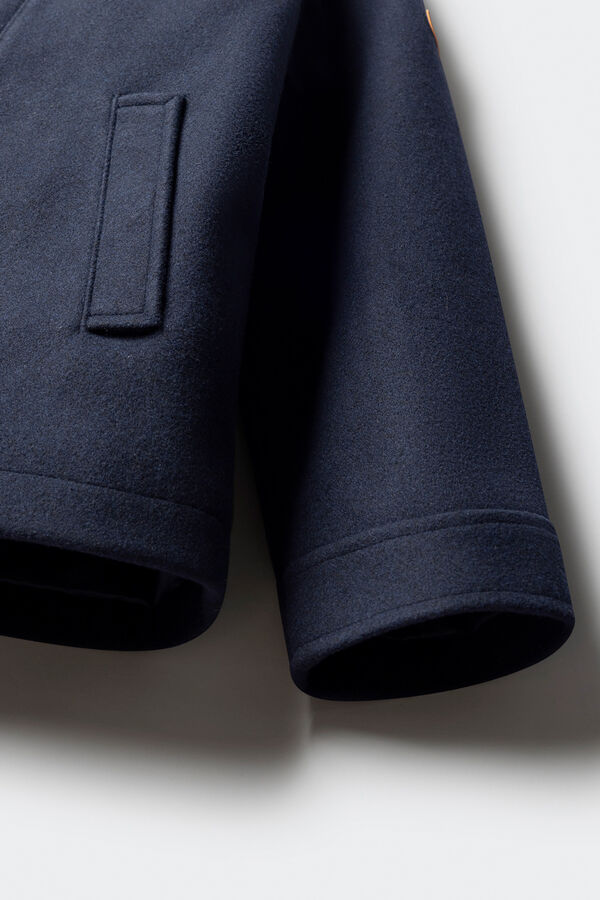 Springfield Kids Parka de tecido infantil azul