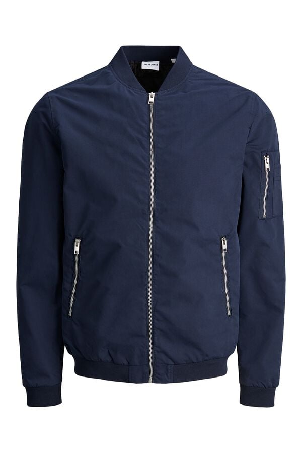 Jack & Jones PLUS Blus&atilde;o bomber azul