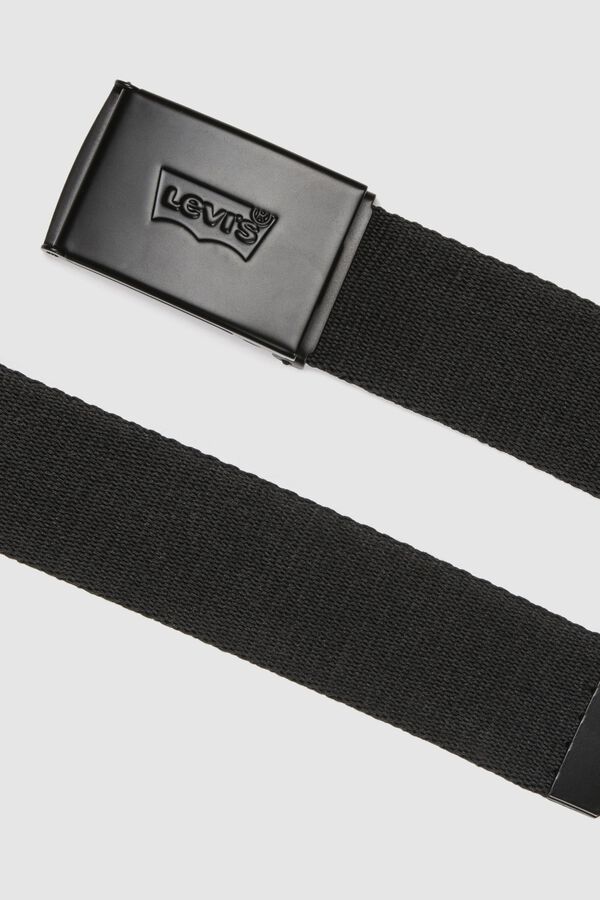 Levi's Cinto fivela met&aacute;lica preto