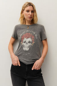 Systemaction T-shirt estampado caveira