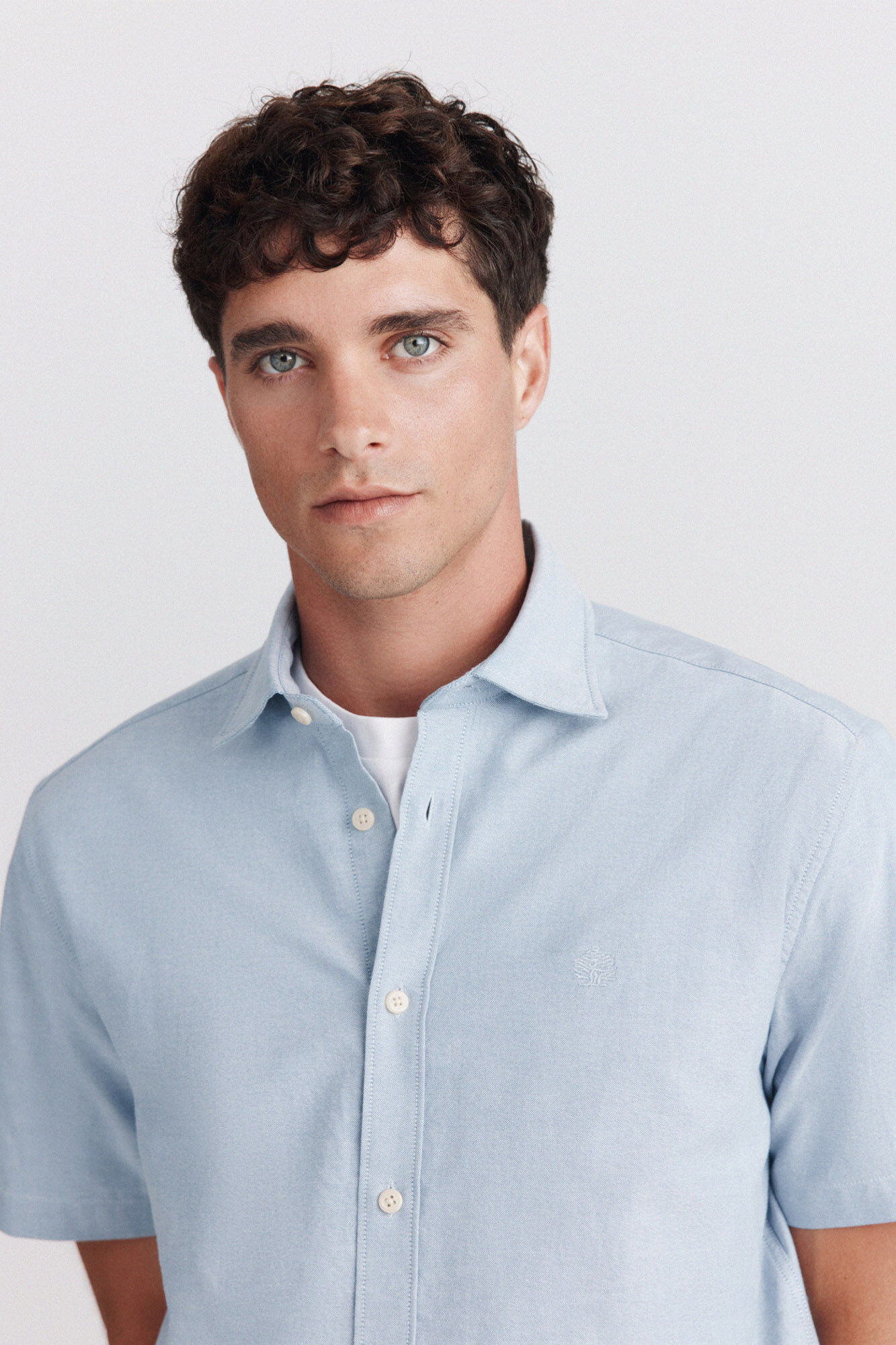 Springfield Camisa oxford de manga curta