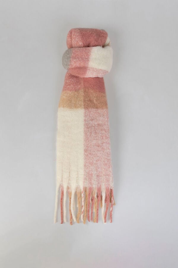 System Action lenços xadrez estampado