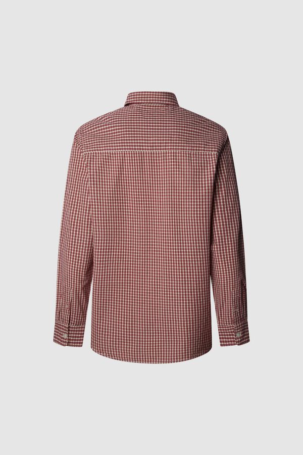 Pepe Jeans Camisa xadrez regular fit vermelho