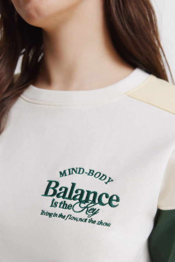 Springfield Sweatshirt tricolor bege