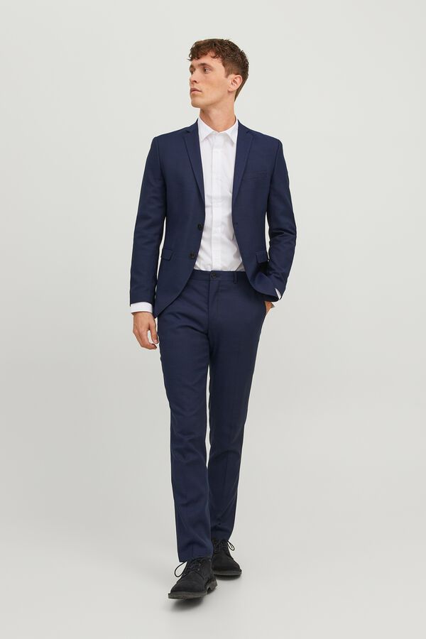 Jack & Jones Camisa slim em popelina branco