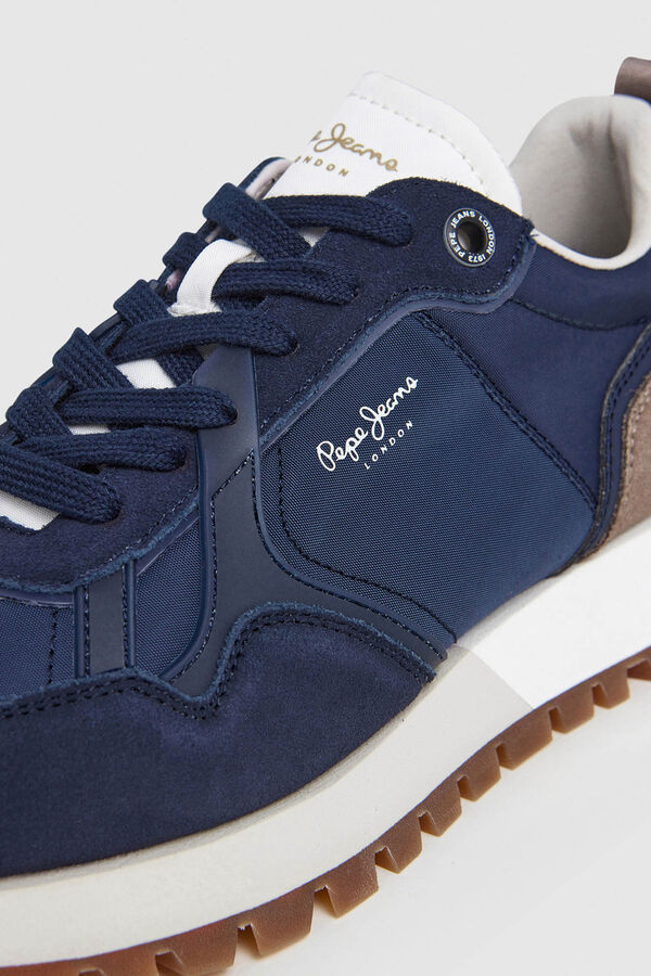 Pepe Jeans Sapatilhas Running Retro azul