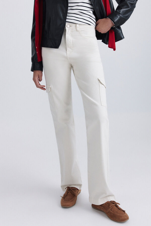 Springfield Jeans reto cargo azul
