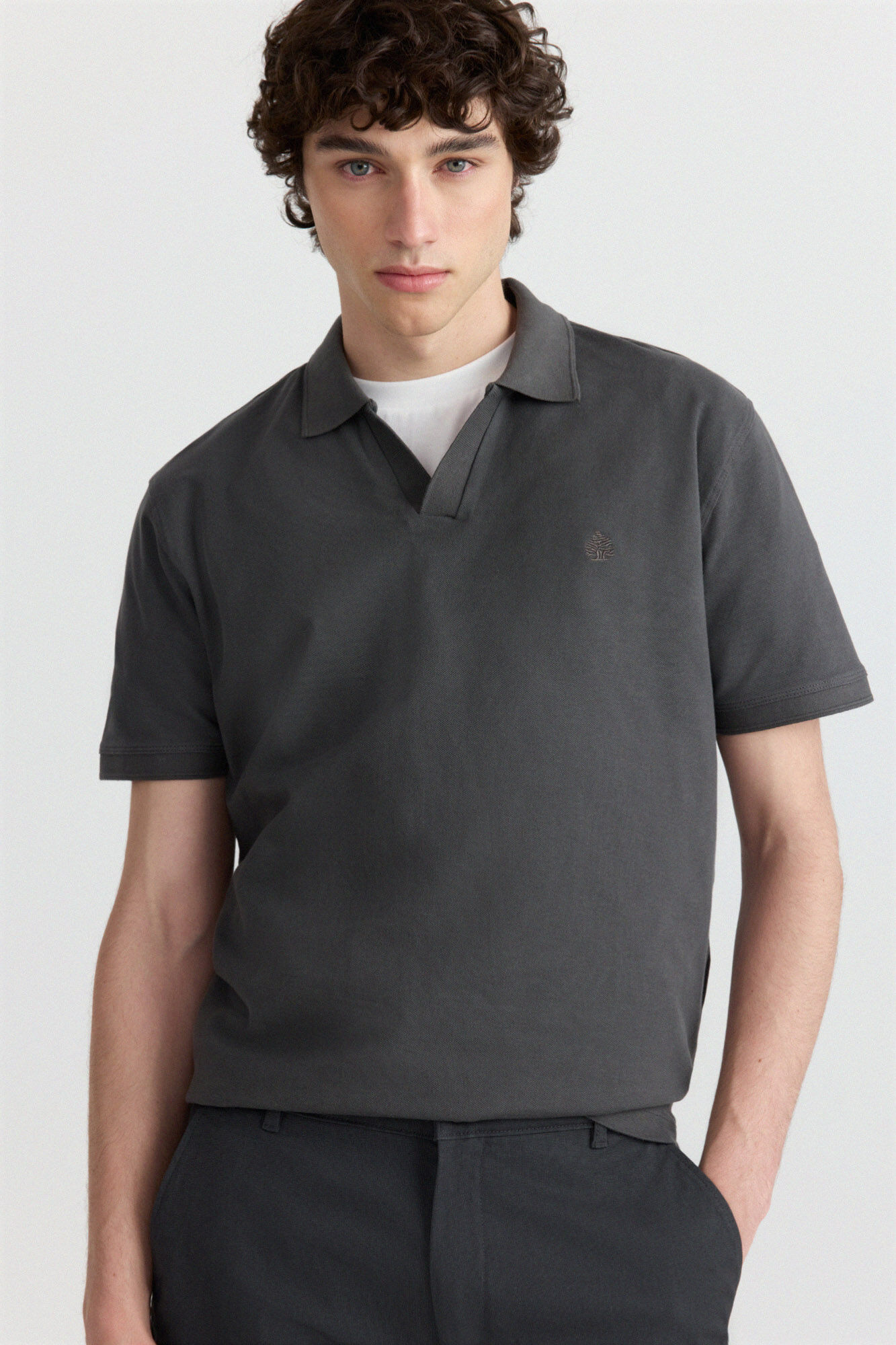 Springfield Polo gola resort estrutura regular fit