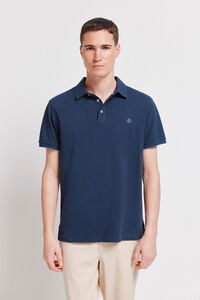 Springfield Polo piqu&eacute; punho em contraste slim fit