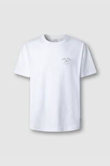 Pepe Jeans Camisa manga corta en punto blanco
