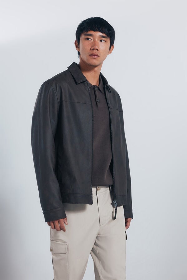 Springfield Calça calça slim fit cru