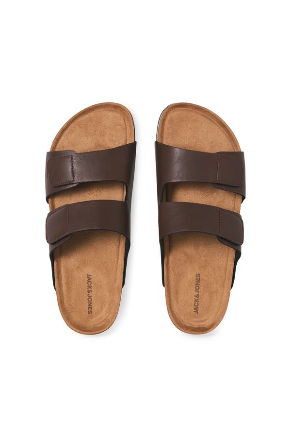 Jack & Jones Sand&aacute;lias de tiras com sola leve castanho