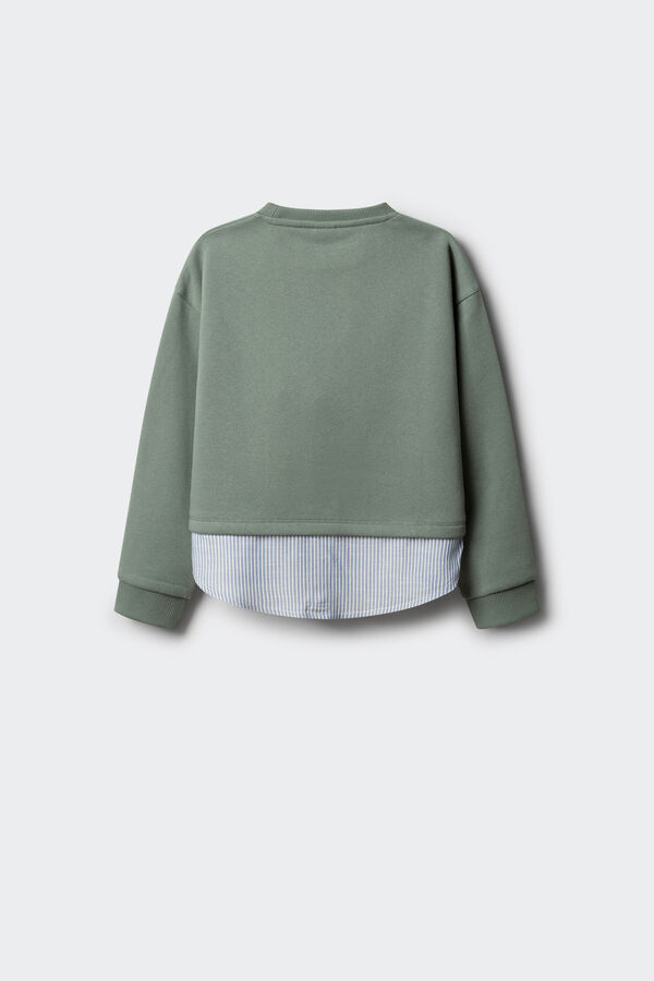 Springfield Kids Sweatshirt Estrela Feminino verde