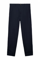 Springfield Comfort fit chinos trousers blue