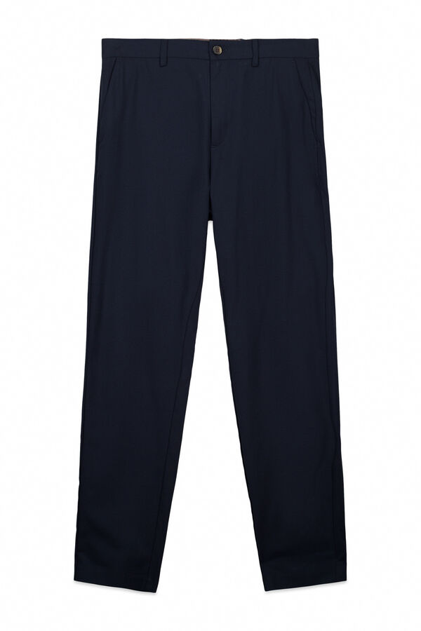 Springfield Comfort fit chinos trousers blue